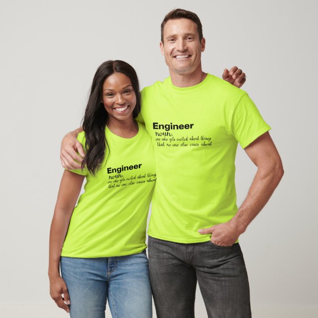 engineer dictionary meaning funny t-shirt design (Unisex)