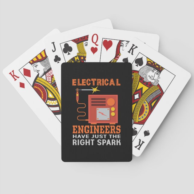 Engineer Electrical Engineers Have Just The Right Playing Cards (Back)