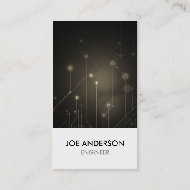 Engineer Electronic Circuits Business Card (Front)