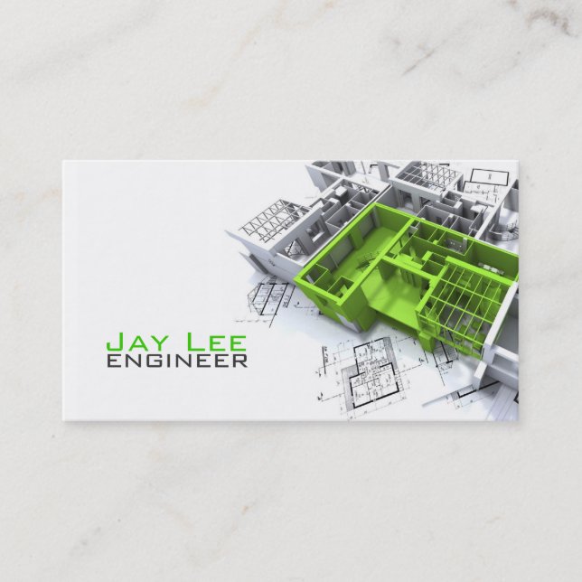 Engineer, Engineering Business Card (Front)