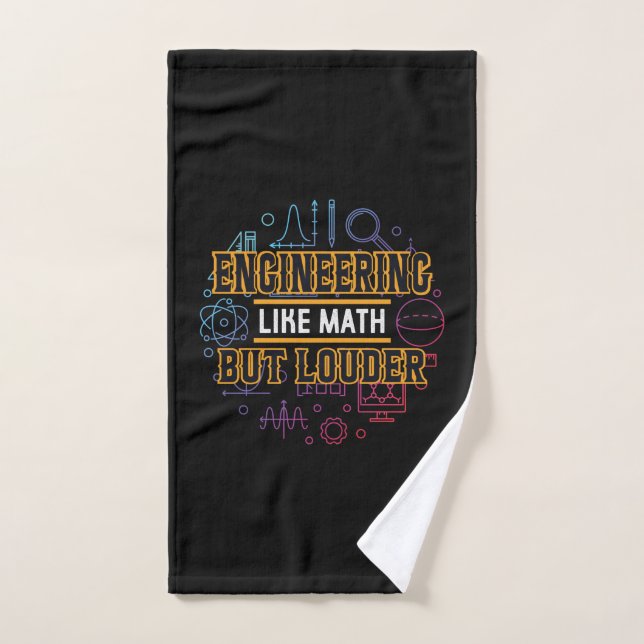 Engineer Engineering Like Math (Serviette à main)