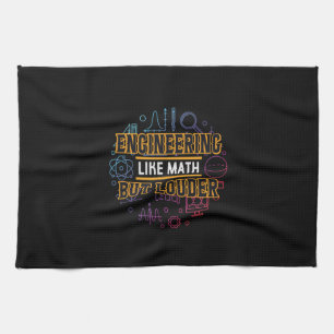 Engineer Engineering Like Math Kitchen Towel