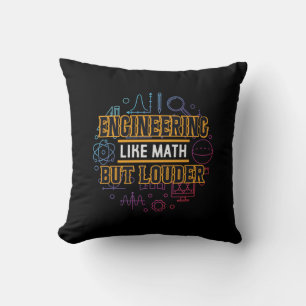 Engineer Engineering Like Math Throw Pillow