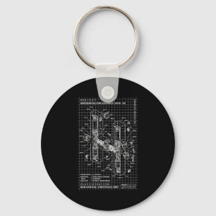 Engineer Engineering Monogram Initial Catal Letter Keychain