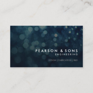 Engineer Engineering Technical Abstract Lights Business Card