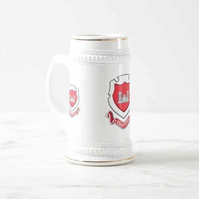 Engineer Essayons Beer Stein (Front Left)