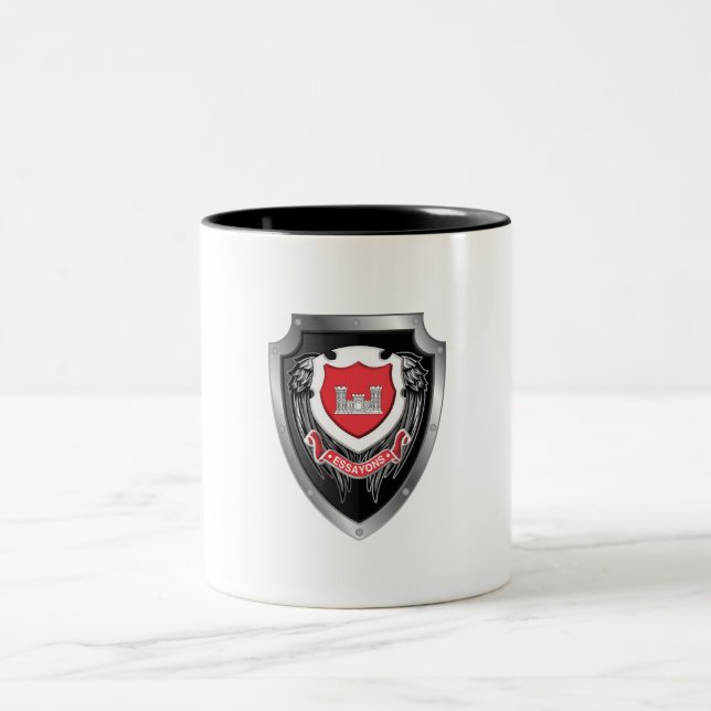 Engineer Essayons Two-Tone Coffee Mug (Center)