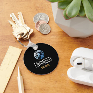 Engineer Established , Engineering Graduate Custom Keychain