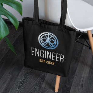 Engineer Established , Engineering Graduate Custom Tote Bag