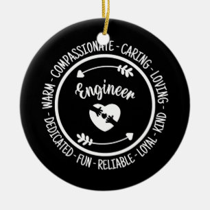 Engineer Funny Appreciation Quotes  Ceramic Ornament