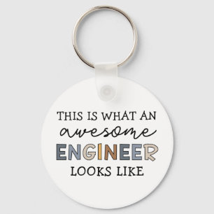 Engineer Funny Awesome Engineer   Engineering Keychain