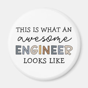 Engineer Funny Awesome Engineer   Engineering Magnet