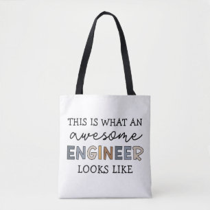 Engineer Funny Awesome Engineer Engineering Tote Bag
