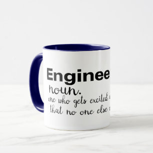 engineer get excited joke humour pun funny mug