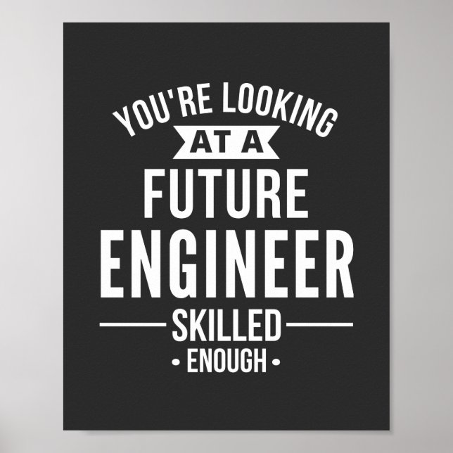 engineer gift poster (Front)
