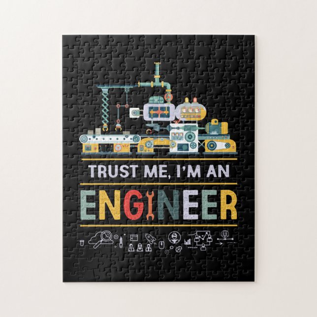 Engineer I Am An Engineer Jigsaw Puzzle (Vertical)