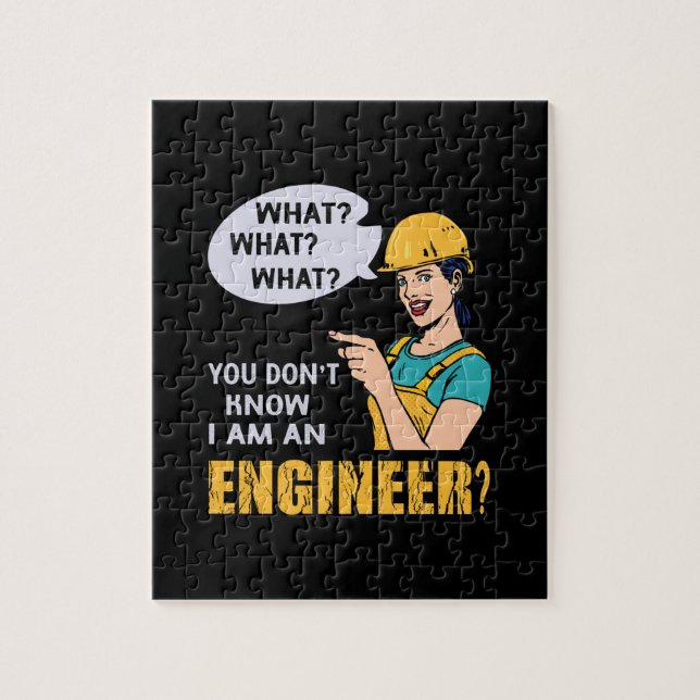 Engineer I Am An Engineer Jigsaw Puzzle (Vertical)