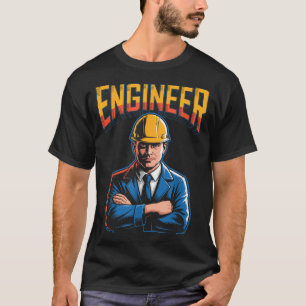 Engineer In Greek Letters Stem Nerd Humor T-Shirt