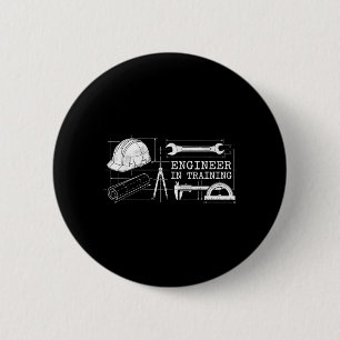 Engineer in Training Future Engineer Engineering 2 Inch Round Button