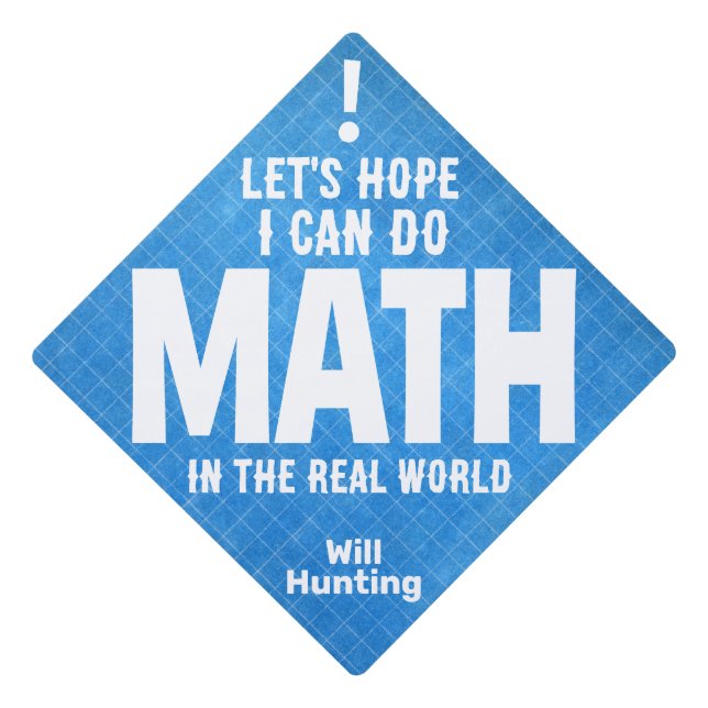 Engineer Math Graduation Cap Topper (Front)