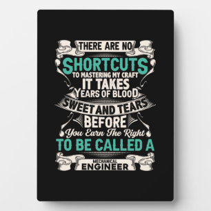 Engineer Mechanical Engineer Plaque