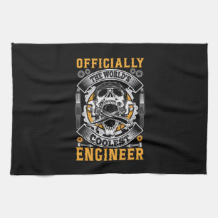 Engineer Officially The World Coolest Engineer Kitchen Towel