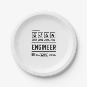 engineer paper plate