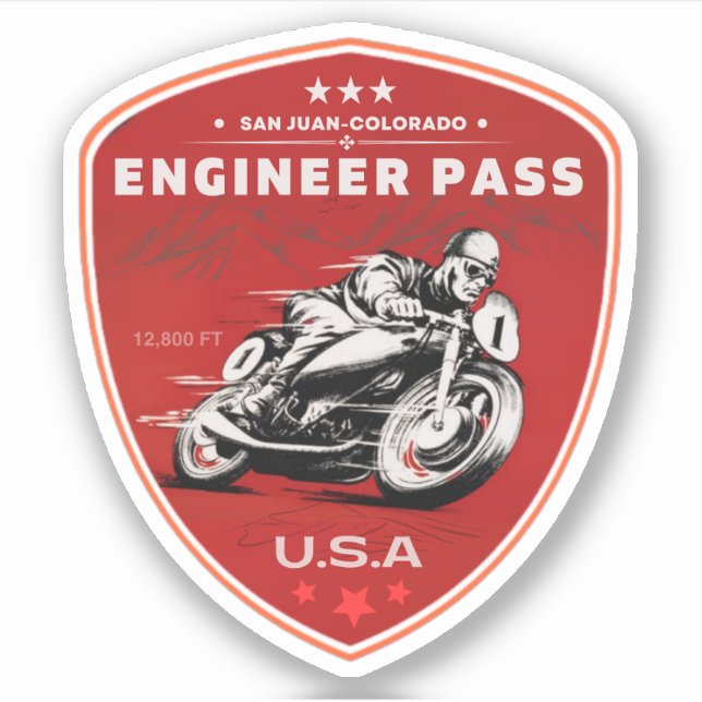 Engineer Pass Road colorda motorcycle trip (Front)