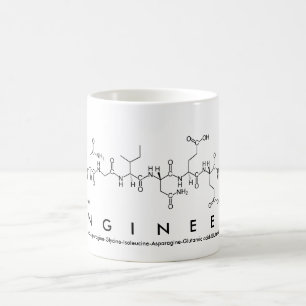 Engineer peptide word mug