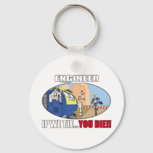 ENGINEER PRODUCTS- TRAINS - LOCOMOTIVE - LIRR KEYCHAIN
