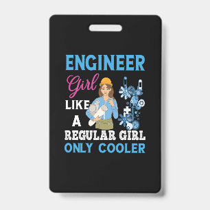 Engineer Proud Engineer Girl Badge