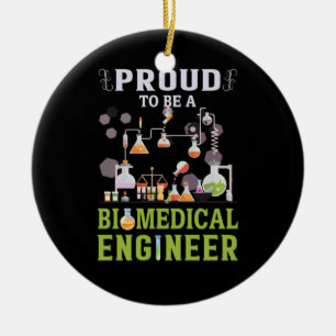 Engineer Proud To Be A Biomedical Engineer Ceramic Ornament