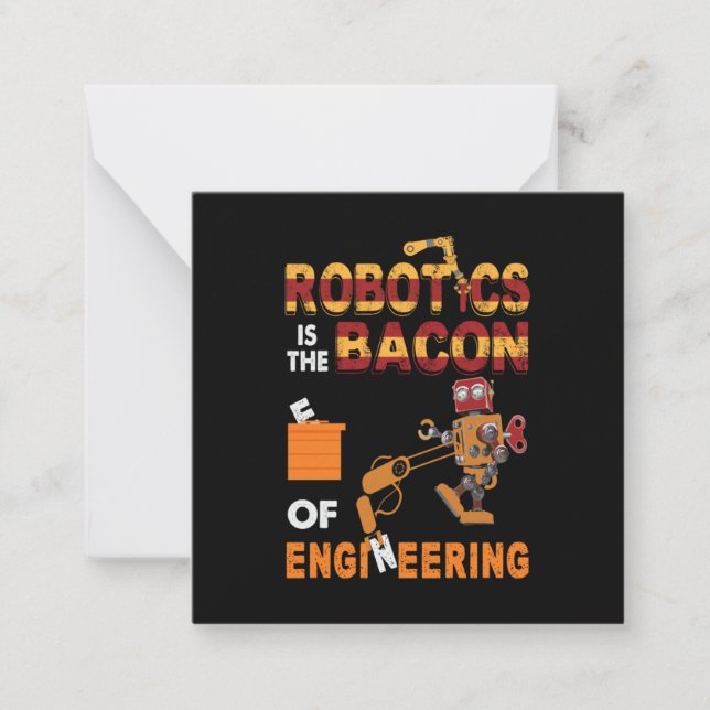 Engineer Robotics Of Engineering Card (Front)