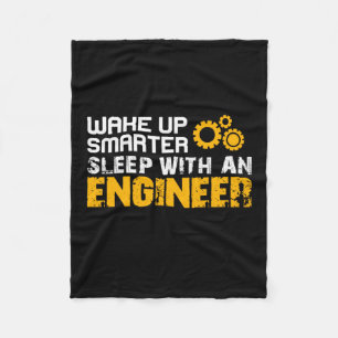 Engineer Sleep With An Engineer Fleece Blanket