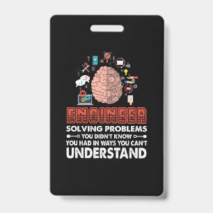 Engineer Solving Problems Badge