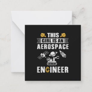 Engineer This Girl Is An Aerospace Engineer Card