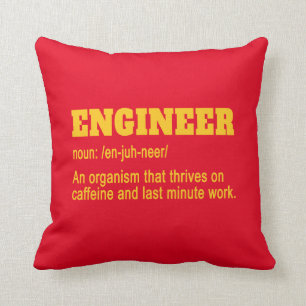Engineer Throw Pillow