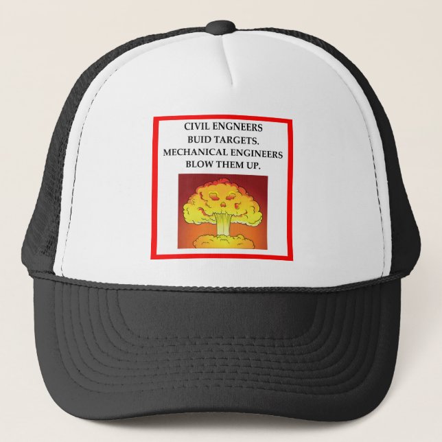 ENGINEER TRUCKER HAT (Front)