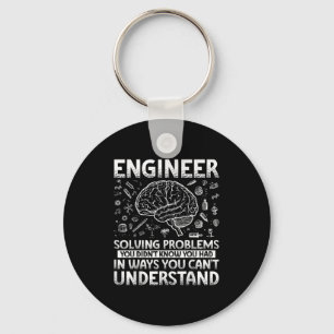 Engineering Apparel For Men Women Kids. Funny Engi Keychain