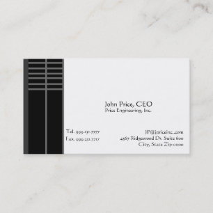 engineering business card eggshell