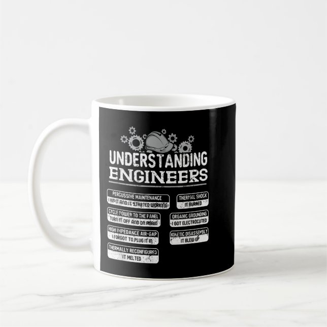 engineering Computer civil Understanding Engineers Coffee Mug (Left)