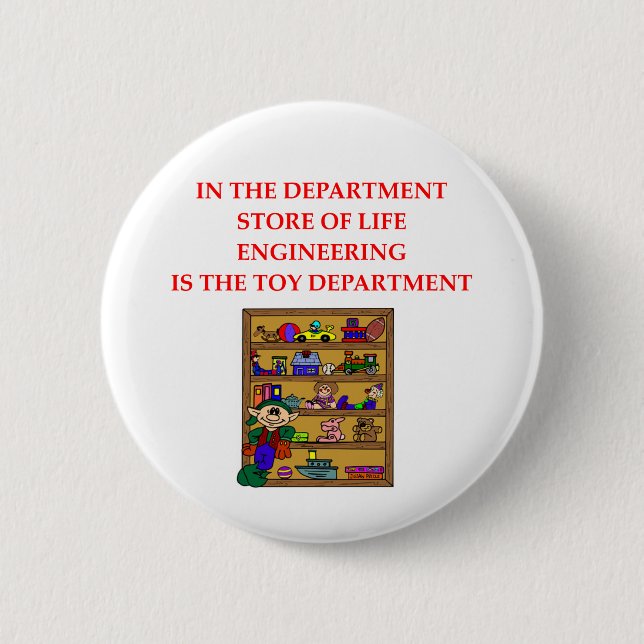 ENGINEERING gifts 2 Inch Round Button (Front)
