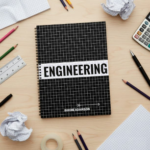 Engineering Graph Paper Design Personalized Grid Notebook