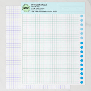 Engineering Graph Paper Sheets with Company Logo
