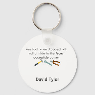 Engineering humour keychain