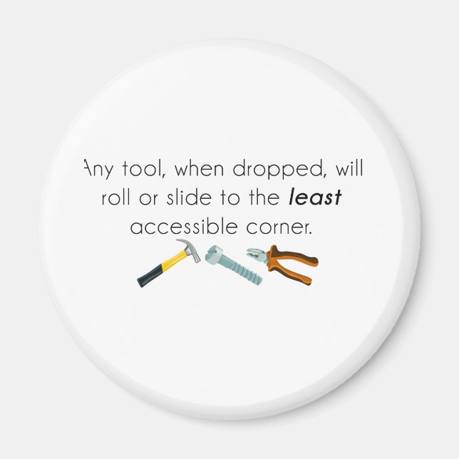 Engineering humour magnet (Front)