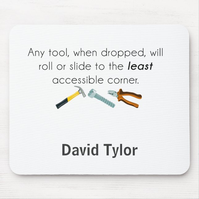 Engineering humour mouse pad (Front)