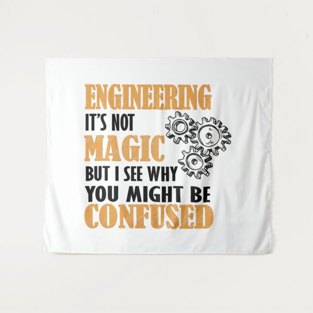 Engineering - I See Why You Might Be Confused Tapestry (Front (Horizontal))