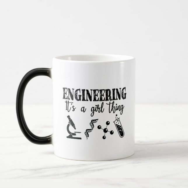 Engineering It's a Girl Thing Magic Mug (Left)