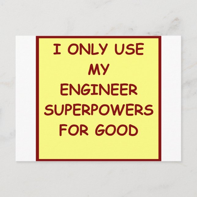 engineering postcard (Front)